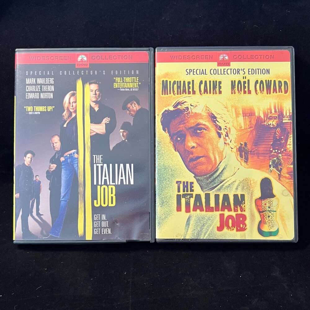 The Itallian Job - Original and Remake - Collector Editions DVDs